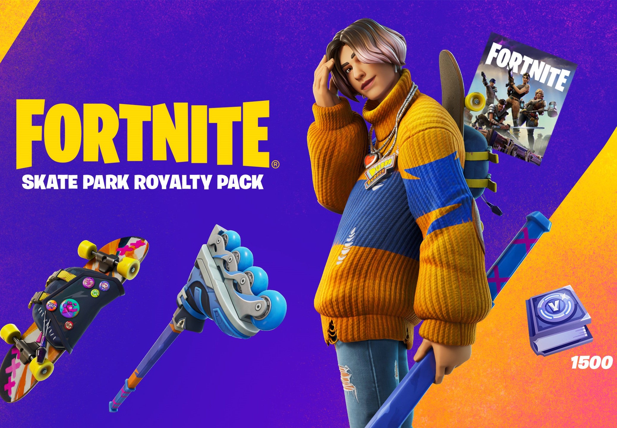 Fortnite - Skate Park Royalty Pack DLC AR XBOX One / Xbox Series X|S CD Key Fortnite - Skate Park Royalty Pack DLC AR XBOX One / Xbox Series X|S CD Key